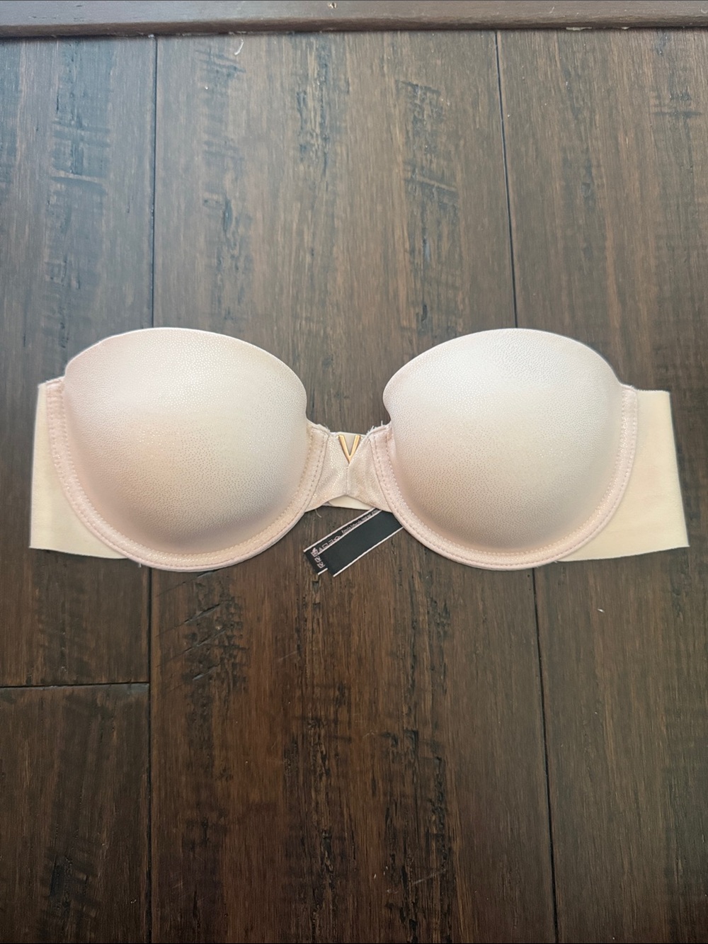 Strapless Light Pink Shimmery Bra